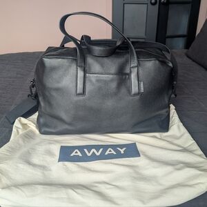 Away Black Leather Everywhere Bag